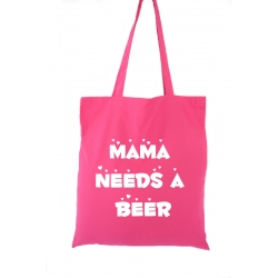 Jutebeutel Mama needs a beer