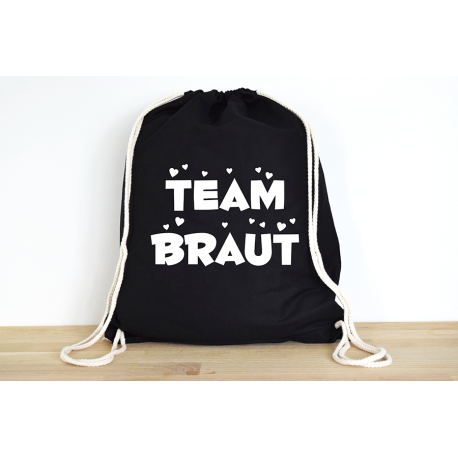 Team Braut - Rucksack ODER Jutebeutel